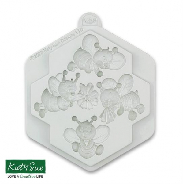 Silicone Mould - Zuzz and Friends Bees